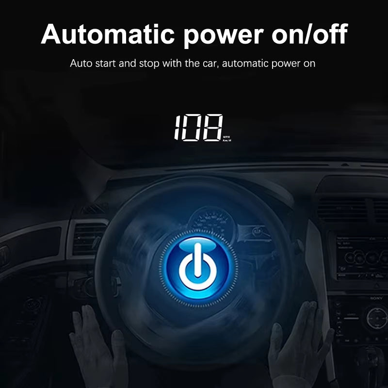 Car Speedometer HUD Head up Display Digital Speed Meter