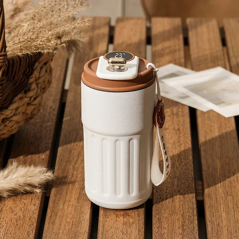 450ML Smart Travel Coffee Mug Display Led Temperature Thermos Mug