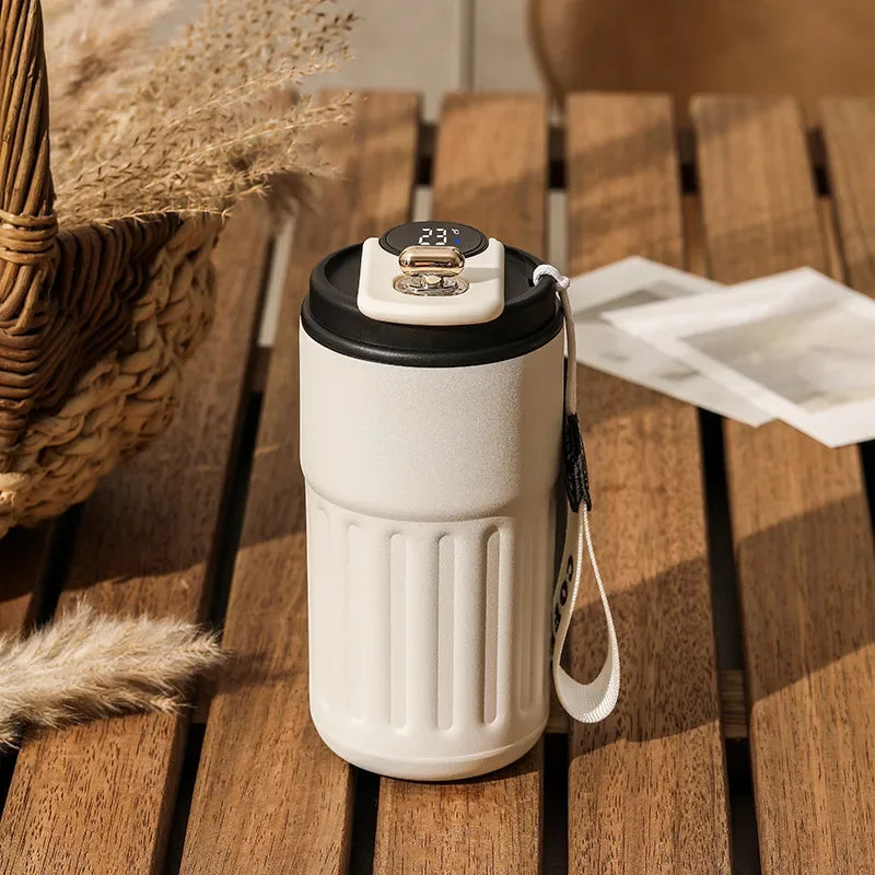 450ML Smart Travel Coffee Mug Display Led Temperature Thermos Mug